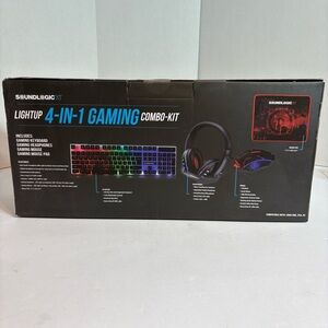 SoundLogic XT 4-in-1 RGB Gaming Combo Keyboard Mouse Headset Mousepad